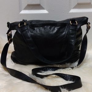 Hobo LEATHER Black Handbag